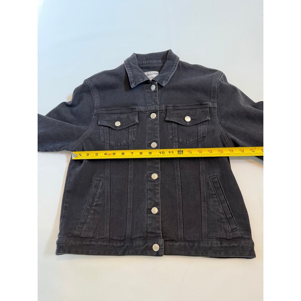 Pendleton Button Down Denim Jacket Womens Sz Medi… - image 5